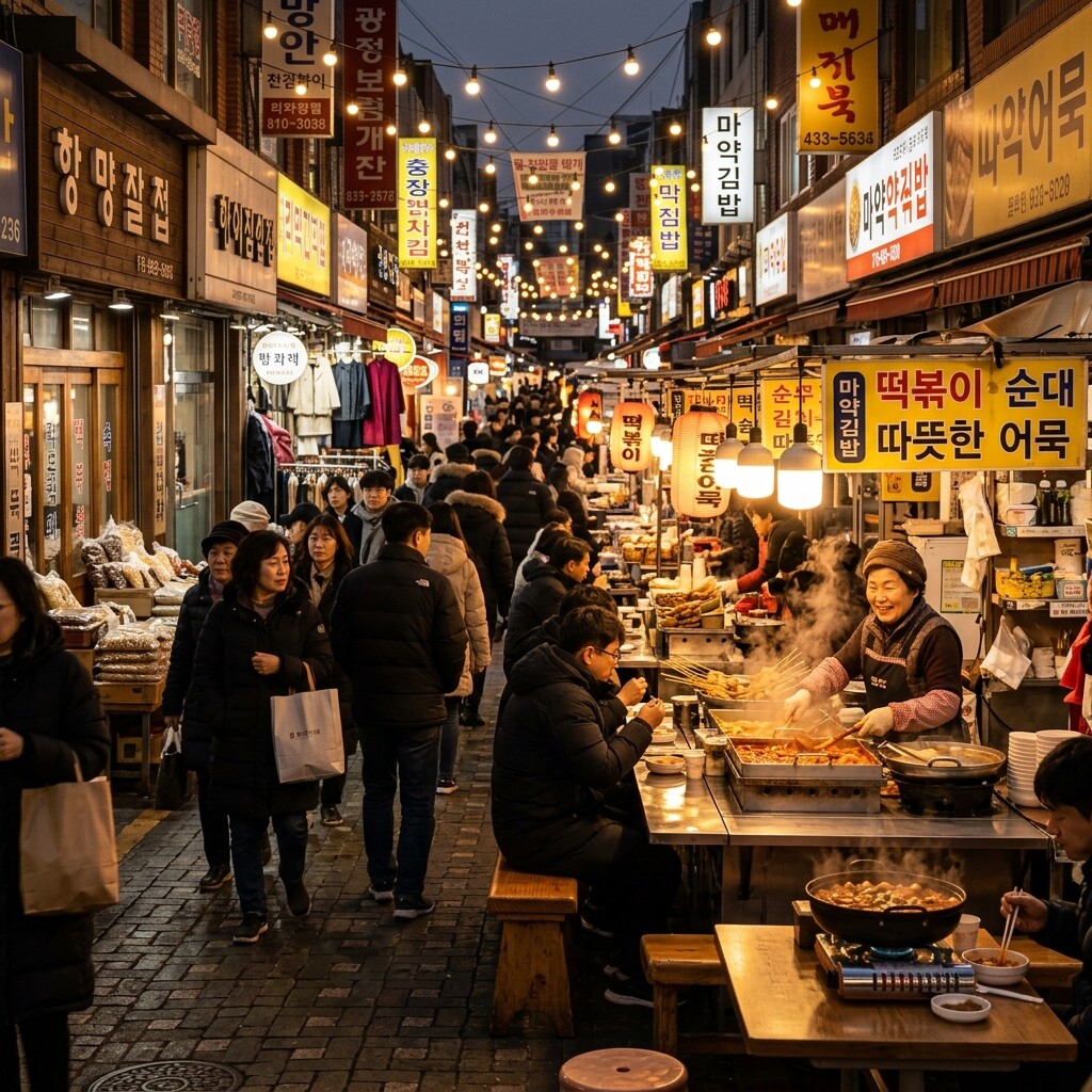 온누리상품권 사용이 활성화된 전통시장과 골목상권 모습