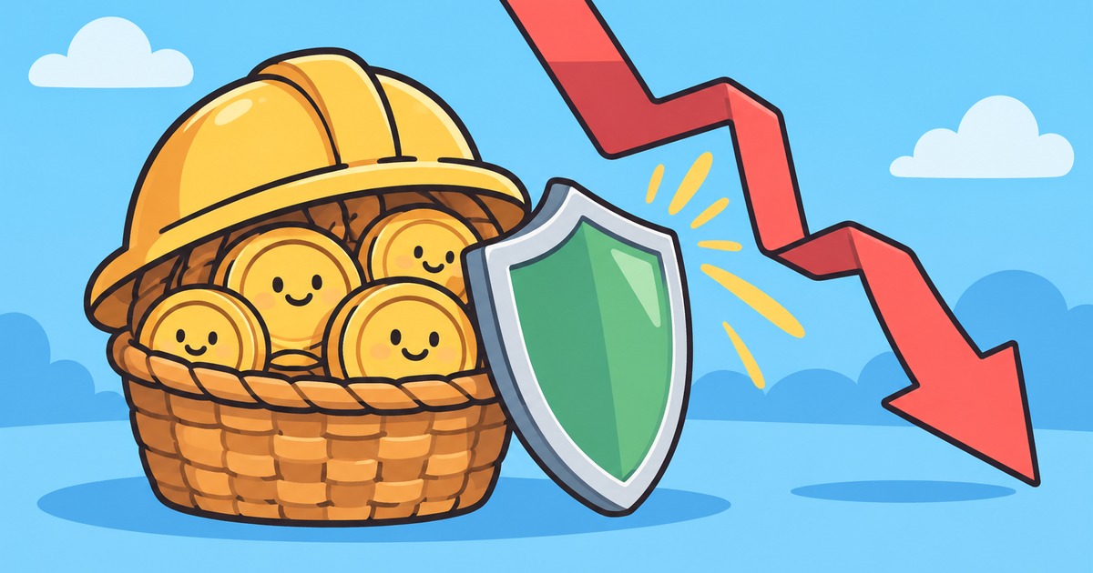 고배당 ETF 비교, 분배율보다 먼저 확인할 손실 제한 조건 주제의 귀여운 2D 일러스트 썸네일