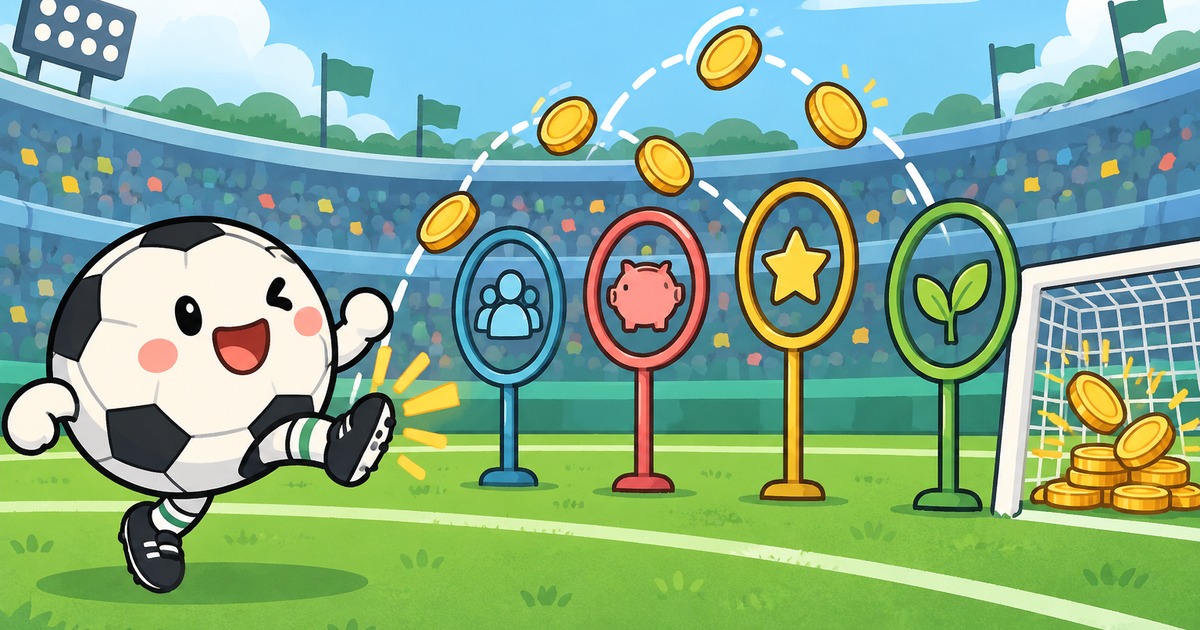 하나 Best 11 적금: 판매 종료 적금이라도 만기 금리가 달라지는 우대조건 구조 주제의 귀여운 2D 일러스트 썸네일